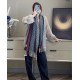 Premio Replica Scialle/sciarpa classica cashmere Gucci 36 x 180  Grigio Imitazioni False Online