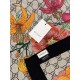 Premio Replica Sciarpa Gucci cashmere e seta con stampa animalier/floreale 140 Nero Imitazioni False Online