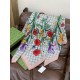 Premio Replica Sciarpa Gucci cashmere e seta con stampa animalier/floreale 140 Rosa Imitazioni False Online