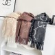 Premio Replica Sciarpa reversibile Gucci GG cashmere marrone 50 x 190 Imitazioni False Online