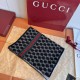 Premio Replica Sciarpa reversibile cashmere a righe Gucci GG Web 30 x 180 Marrone/Beige Imitazioni False Online