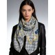 Premio Replica Scialle reversibile Gucci seta e cashmere Modello di equitazione 140 01 Imitazioni False Online