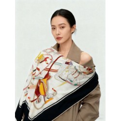 Premio Replica Scialle reversibile Gucci in seta e cashmere con motivo GG 135 Rosso Imitazioni False Online