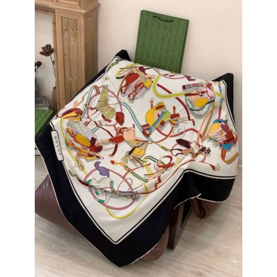 Replica Scialle reversibile Gucci in seta e cashmere con motivo GG 135 Rosso Outlet Per Uomo e Donna Premio Replica Scialle reversibile Gucci in seta e cashmere con motivo GG 135 Rosso Imitazioni False Online