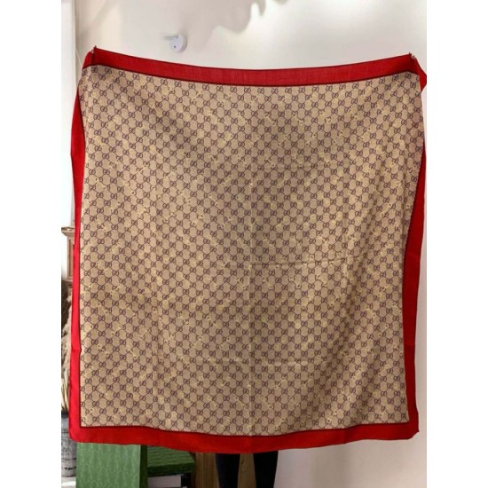 Replica Scialle reversibile Gucci in seta e cashmere con motivo GG 135 albicocca Outlet Per Uomo e Donna Premio Replica Scialle reversibile Gucci in seta e cashmere con motivo GG 135 albicocca Imitazioni False Online