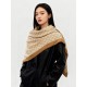 Replica Scialle reversibile Gucci in seta e cashmere con motivo GG 135 Nero Outlet Per Uomo e Donna Premio Replica Scialle reversibile Gucci in seta e cashmere con motivo GG 135 Nero Imitazioni False Online
