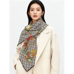 Replica Sciarpa Gucci velluto con stampa animalier e floreale 140 02 Outlet Per Uomo e Donna Premio Replica Sciarpa Gucci velluto con stampa animalier e floreale 140 02 Imitazioni False Online