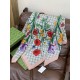 Premio Replica Sciarpa Gucci seta e cashmere Stampa floreale 140 01 Imitazioni False Online