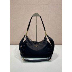 Premio Replica Borsa a spalla Prada Explore grande Re-Nylon 1BC264 Nero Imitazioni Outlet Online