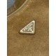 Replica Borsa a tracolla grande Prada Explore scamosciata 1BC264 Marrone False Online Clone Premio Replica Borsa a tracolla grande Prada Explore scamosciata 1BC264 Marrone Imitazioni Outlet Online