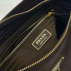 Premio Replica Borsa a tracolla grande Prada Explore nappa 1BC264 Caffè Imitazioni Outlet Online
