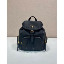 Premio Replica Zaino Prada medio Re-Nylon con marsupio 1BZ811 Nero Imitazioni Outlet Online