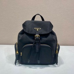 Premio Replica Zaino Prada medio Re-Nylon con marsupio 1BZ811 Nero Imitazioni Outlet Online