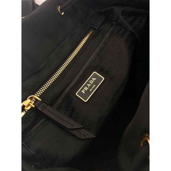 Premio Replica Zaino Prada medio Re-Nylon con marsupio 1BZ811 Nero Imitazioni Outlet Online