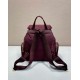 Premio Replica Zaino Prada medio Re-Nylon con marsupio 1BZ811 Borgogna Imitazioni Outlet Online