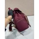 Premio Replica Zaino Prada medio Re-Nylon con marsupio 1BZ811 Borgogna Imitazioni Outlet Online