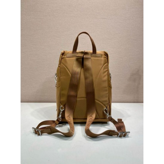 Premio Replica Zaino Prada Re-Nylon 1BZ039 Marrone Imitazioni Outlet Online