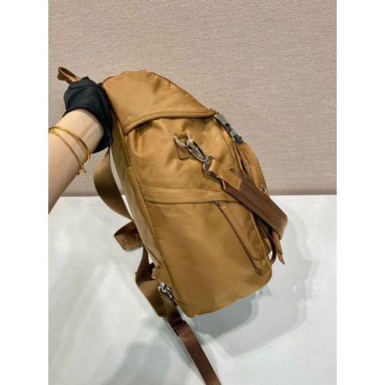 Premio Replica Zaino Prada Re-Nylon 1BZ039 Marrone Imitazioni Outlet Online