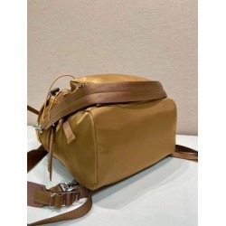 Premio Replica Zaino Prada Re-Nylon 1BZ039 Marrone Imitazioni Outlet Online