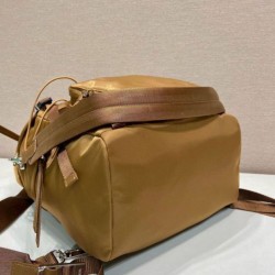 Premio Replica Zaino Prada Re-Nylon 1BZ039 Marrone Imitazioni Outlet Online