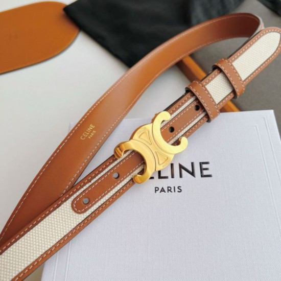 Replica Cintura Celine Triomphe Media 25mm Marrone False Online Clone Premio Replica Cintura Celine Triomphe Media 25mm Marrone Imitazioni Outlet Online