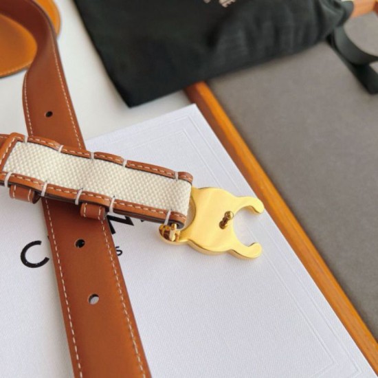 Replica Cintura Celine Triomphe Media 25mm Marrone False Online Clone Premio Replica Cintura Celine Triomphe Media 25mm Marrone Imitazioni Outlet Online