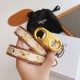 Premio Replica Cintura Celine Triomphe media 25mm con fibbia finitura oro Imitazioni Outlet Online