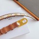 Premio Replica Cintura Celine Triomphe media 25mm con fibbia finitura oro Imitazioni Outlet Online