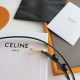 Premio Replica Cintura Celine Elegant Charm 18mm Nera finiture dorate Imitazioni Outlet Online