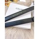 Premio Replica Cintura Celine Triomphe Media 25mm taurillon nero Imitazioni Outlet Online