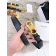 Premio Replica Cintura Celine Triomphe Media 25mm taurillon nero Imitazioni Outlet Online