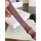 Premio Replica Cintura Vivienne Celine Medium 25mm in pelle di vitello naturale Borgogna Imitazioni Outlet Online