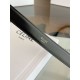 Premio Replica Cintura Vivienne Celine Medium 25mm in pelle di vitello naturale Nero Imitazioni Outlet Online