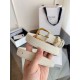 Premio Replica Cintura Vivienne Celine Medium 25mm in pelle di vitello naturale Bianco Imitazioni Outlet Online