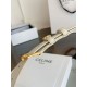 Premio Replica Cintura Vivienne Celine Medium 25mm in pelle di vitello naturale Bianco Imitazioni Outlet Online
