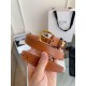 Premio Replica Cintura Vivienne Celine Medium 25mm in pelle di vitello naturale Marrone Imitazioni Outlet Online