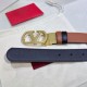 Premio Replica Cintura reversibile con logo VLogo Valentino Garavani 30mm Marrone/Nero Imitazioni Outlet Online