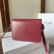 Premio Replica Borse Celine Teen Triomphe in pelle di vitello rossa Imitazioni Outlet Online