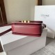 Premio Replica Borse Celine Teen Triomphe in pelle di vitello rossa Imitazioni Outlet Online