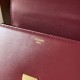 Premio Replica Borse Celine Teen Triomphe in pelle di vitello rossa Imitazioni Outlet Online