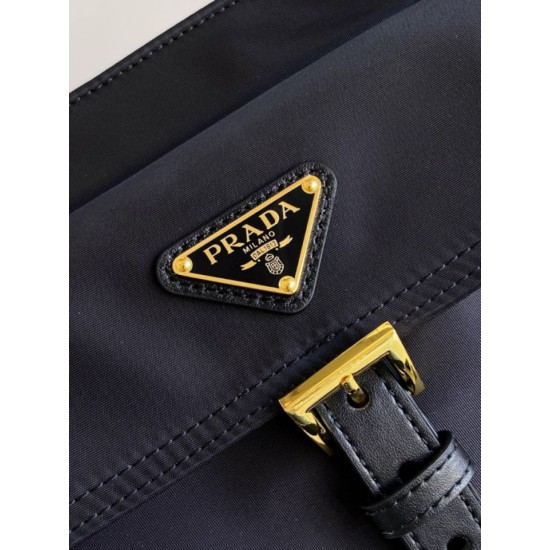Premio Replica Borsa tote media Prada Explore nappa 1BG596 Nero Imitazioni Outlet Online