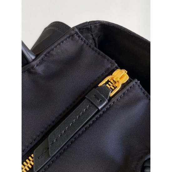 Premio Replica Borsa tote media Prada Explore nappa 1BG596 Nero Imitazioni Outlet Online