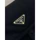 Premio Replica Borsa a spalla grande Prada Explore con patta in nappa 1BD391 Nero Imitazioni Outlet Online