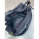 Premio Replica Borsa a spalla grande Prada Explore con patta in nappa 1BD391 Nero Imitazioni Outlet Online