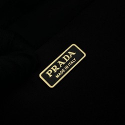 Premio Replica Borsa a spalla grande Prada Explore con patta in nappa 1BD391 Nero Imitazioni Outlet Online