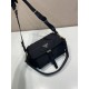 Premio Replica Borsa a spalla Prada Explore Re-Nylon media con patta 1BD394 nero Imitazioni Outlet Online