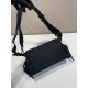 Premio Replica Borsa a spalla Prada Explore Re-Nylon media con patta 1BD394 nero Imitazioni Outlet Online