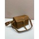 Premio Replica Borsa a spalla Prada Explore Re-Nylon media con patta 1BD394 Marrone Imitazioni Outlet Online