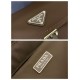 Premio Replica Borsa a spalla Prada Explore Re-Nylon media con patta 1BD394 Marrone Imitazioni Outlet Online