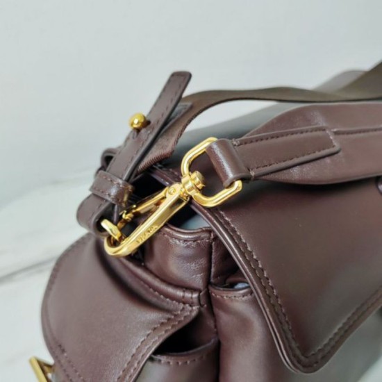 Premio Replica Borsa a spalla media Prada Explore con patta 1BD394 Borgogna Imitazioni Outlet Online